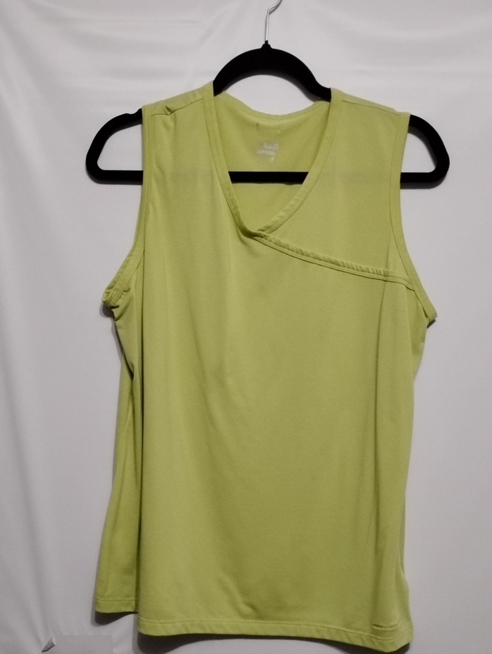 Columbia Lime Green Sleeveless V-Neck Athletic Tank